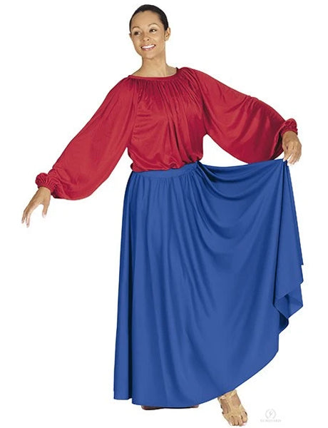 eurotard 13778 simplicity single panel skirt royal