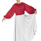 eurotard 13778 simplicity single panel skirt white