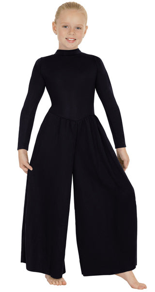 eurotard 13846 child simplicity high neck jumpsuit