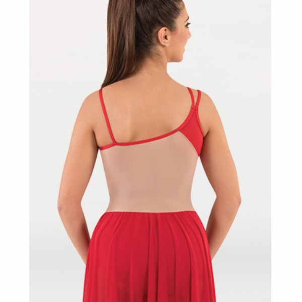 body wrappers mt150 girls microtech camisole dance dress back